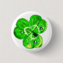 Knappen klöver med droppar av nyans knapp