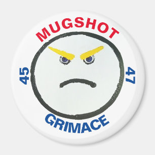 Knappen Kyl GRIMACE MUGSHOT Magnet