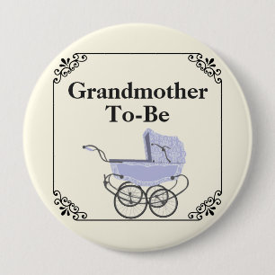 Knappen Lavender Pram Grandmammas Baby Shower Knapp