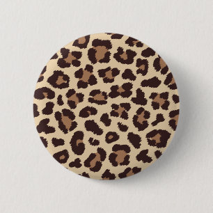 Knappen Leopard Print Mönster Knapp