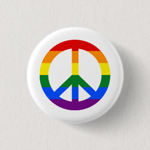 Knappen LGBT-fredstecken Knapp
