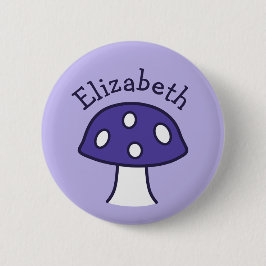 Knappen lila Mushroom Namn Knapp