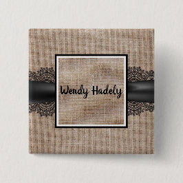 Knappen Linen och snöre anpassade Knapp