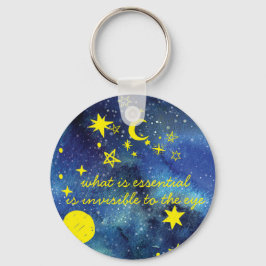 Knappen Little Prince Quote Keychain Nyckelring