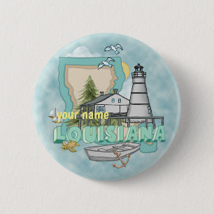 Knappen Louisiana Lighthouse-stift Knapp