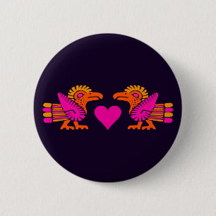 Knappen love birds - anpassade knapp