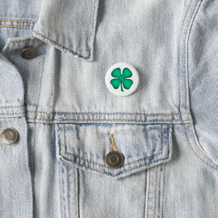 Knappen Lucky 4 Löv Irish Klöver Knapp
