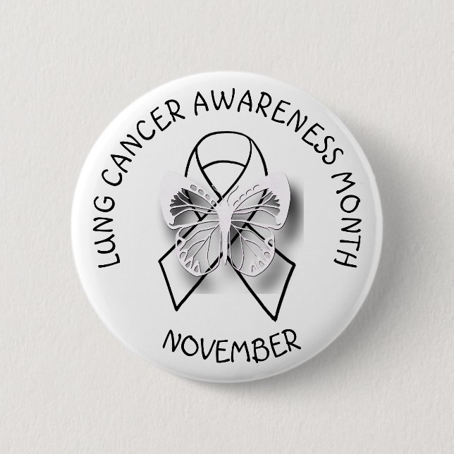 Knappen Lung Cancer Awareness Mant November Knapp (Framsida)