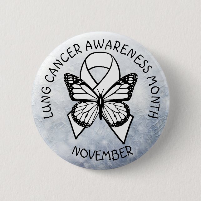 Knappen Lung Cancer Awareness Mant November Knapp (Framsida)