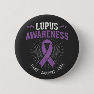 Knappen Lupus Awareness Fisupport Cure Kampanj Knapp