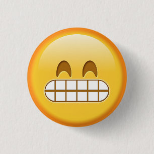 Knappen Lustig arg emoji Knapp