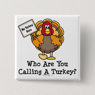 Knappen Lustigt Thanksgiving Turkiet Knapp