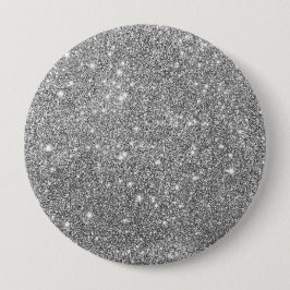 Knappen Luxury Silver Glitter Knapp