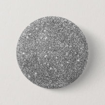 Knappen Luxury Silver Glitter