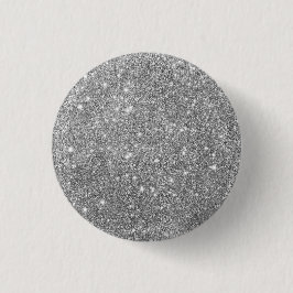 Knappen Luxury Silver Glitter Knapp