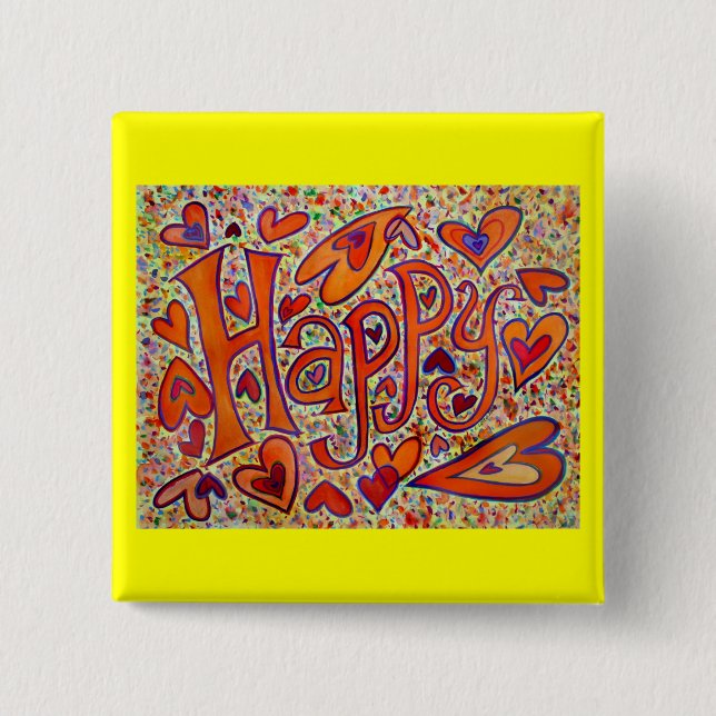 Knappen lycklig knapp (Framsida)