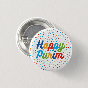 Knappen lycklig Purim Knapp
