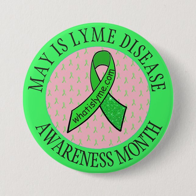 Knappen Lyme Disease Awareness Month Knapp (Framsida)