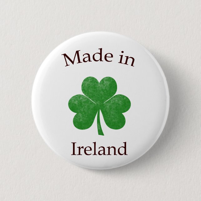 Knappen Made in Ireland Knapp (Framsida)