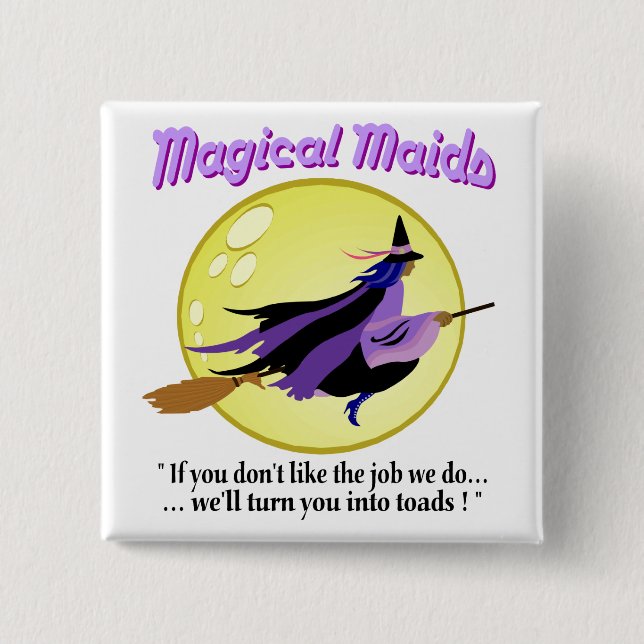 Knappen Magic Maids Witch Knapp (Framsida)