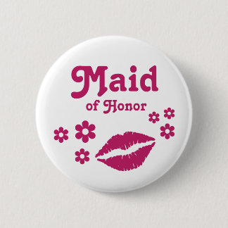 Knappen maid of honor - anpassningsbar-bachelorett knapp