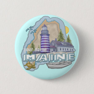 Knappen Maine Lighthouse-stift Knapp