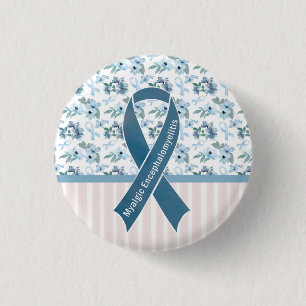 Knappen Me/CFS Blue Ribbon Awareness Knapp