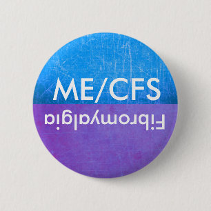 Knappen ME/CFS och Fibromyalgi Medvetenhet Knapp