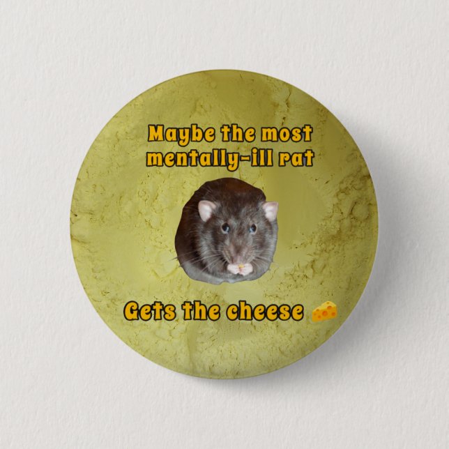 Knappen Mental sjukdom råtta Knapp (Framsida)