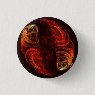 Knappen Metamorfosis Abstrakt Art (rund) Knapp