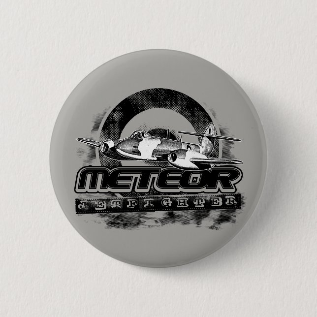 Knappen Meteor Pinback Knapp (Framsida)