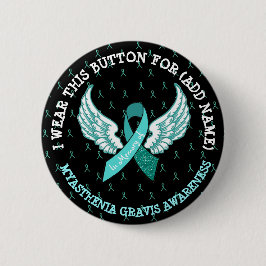 Knappen MG Warrior Awareness Ribbon Knapp
