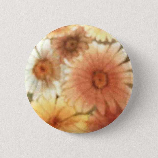 Knappen "Mjuka Daisy" Blommigt Knapp (Framsida)