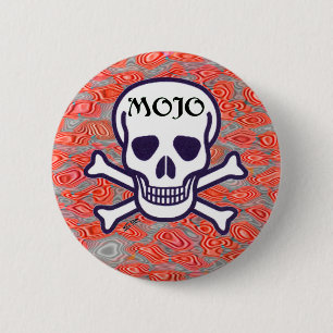 Knappen Mojo Skull lava Knapp
