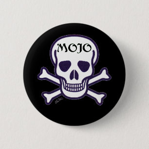 Knappen Mojo Skull svart Knapp