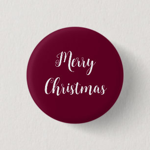 Knappen mörk Burgundy God jul Knapp
