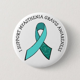 Knappen Myasthenia Gravis Awareness Ribbon Knapp