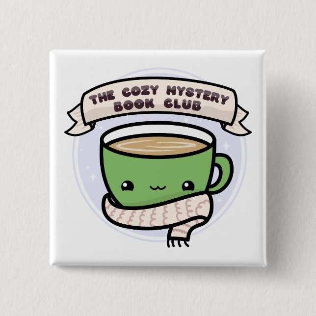 Knappen Mysigt Mysteri Bok Klubb Knapp (Framsida)