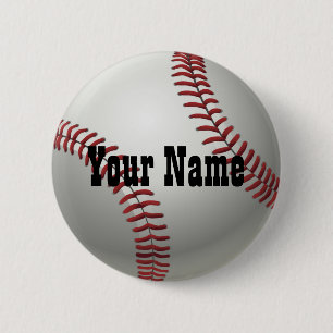 Knappen Namn bricka Baseball Knapp