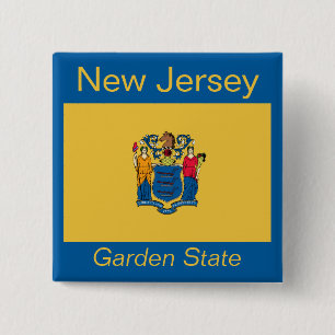 Knappen new jersey Flagga Knapp