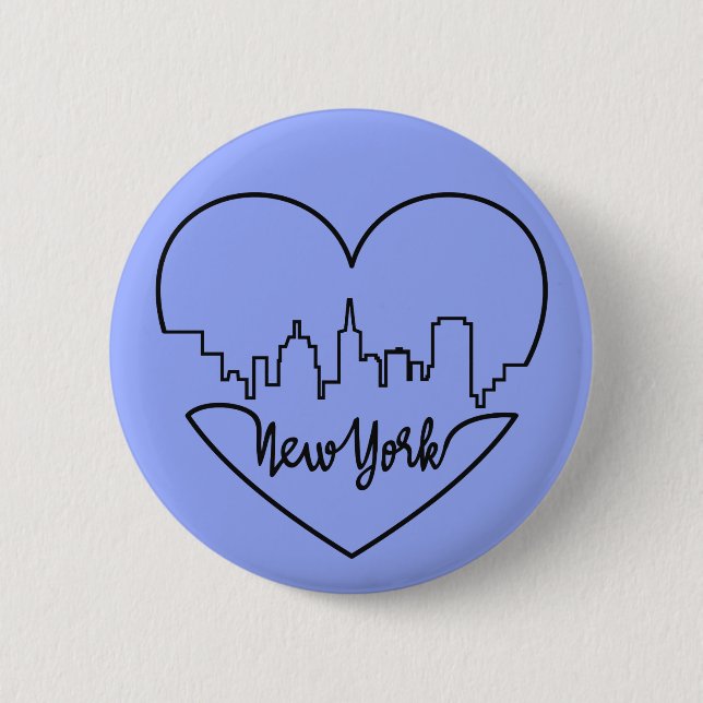 Knappen New York Heart Knapp (Framsida)