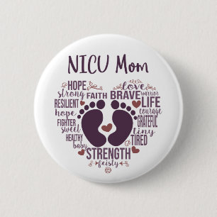 Knappen "NICU Mamma" eller "NICU Awareness Button" Knapp