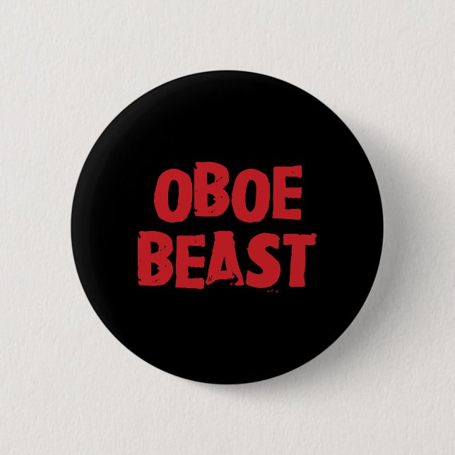 Knappen Oboe-Beast Knapp (Framsida)