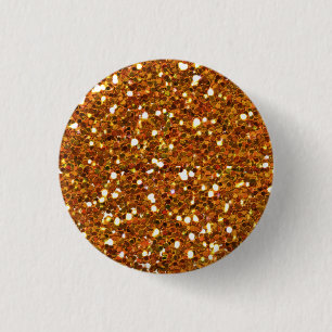 Knappen orange Glitter Knapp