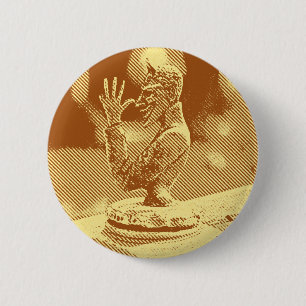 Knappen Ornament för Huva av vintage Knapp