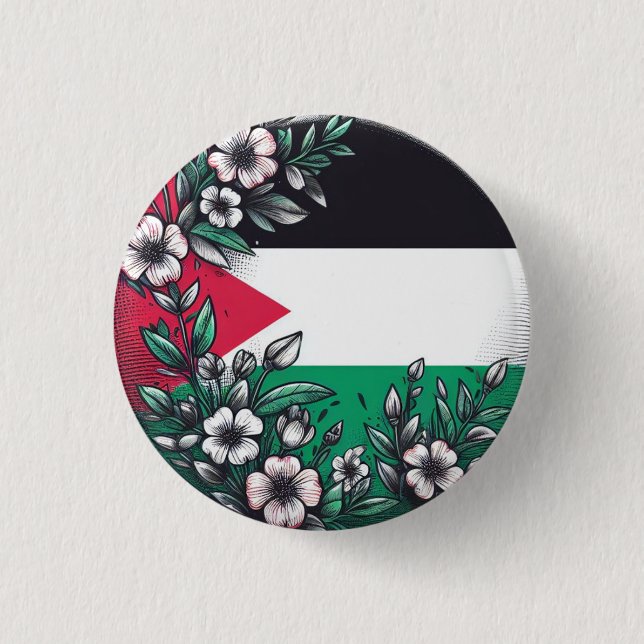 KNAPPEN PALESTINE BLOMMIGT KNAPP (Framsida)