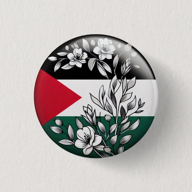 KNAPPEN PALESTINE BLOMMIGT KNAPP (Framsida)