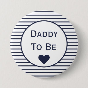 Knappen Pappa to be Baby Shower Knapp
