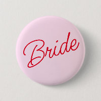 Knappen Pastel Rosa Minimal Bride