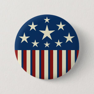 Knappen Patriotic Star Knapp